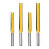 4x Extra Long Straight Router Bit Wood Milling Cutter Slotted Trimming 2" 3"