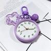 Mini Pocket Watch Key Chain Easy Reading Time-Telling Wall Clock Decoration  Student