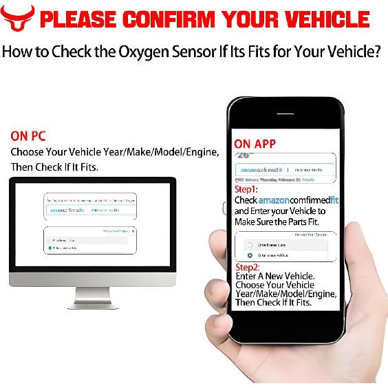 2Pcs Oxygen O2 Sensor 234-4092 234-4123, Automotive Replacement 02 Sensors Upstream Downstream Compatible with Honda for Civic 1.7L 2001 2002 2003