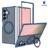 Применимо к чехлу для мобильного телефона Samsung Fold7, противоударный, с 360-градусным вращением, магнитным креплением, откидной крышкой, универсальный держатель для складного экрана Flip 8, защитная крышка