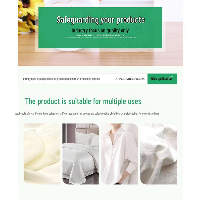 Удалить пятна и отбелить fabric Color Remover and Whitening Bleach для испачканной и пожелтевшей белой одежды