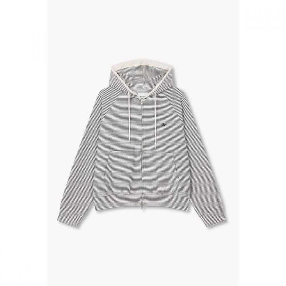 Studio Tomboy Men S Minimal Stripe Hooded Zip Up 9176313974ar