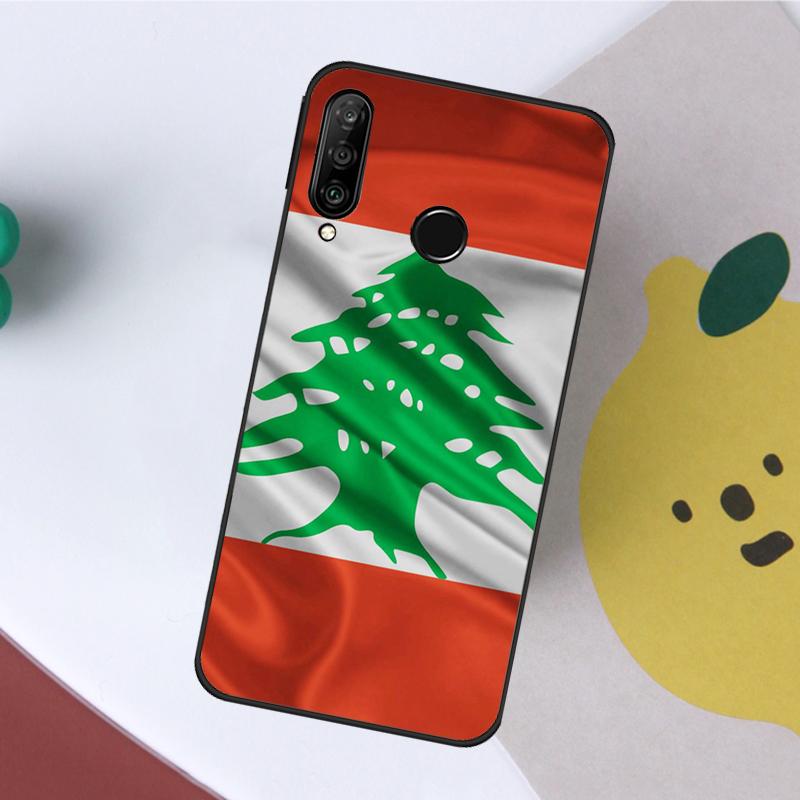 Lebanon Flag For Huawei Nova 10 9 SE 11 Pro Y60 Y70 Y90 Y61 Y91 Y72 Y73 12i 11i 8i P20 P40 P30 Lite Case
