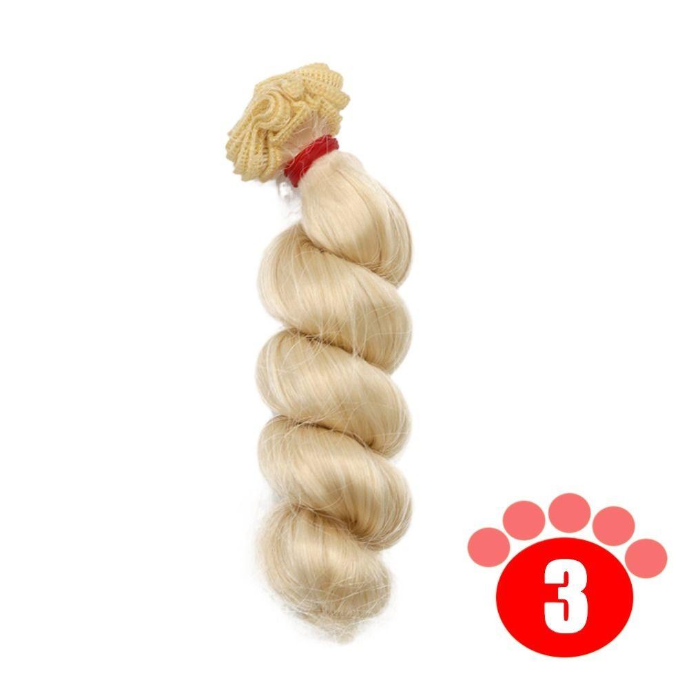 Красочные кудрявые парики из термостойкого волокна, парик для куклы, аксессуары для куклы для 1/3 1/4 1/6 SD/BJD