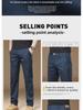 Men's Hong Kong 2025 Spring/Summer Pure Cotton Loose Straight Business Trousers