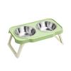 Non-Slip Pet High Footed Bowl Anti-flip Pet Water Feeder Container  for Kitten/Puppy/Bunny