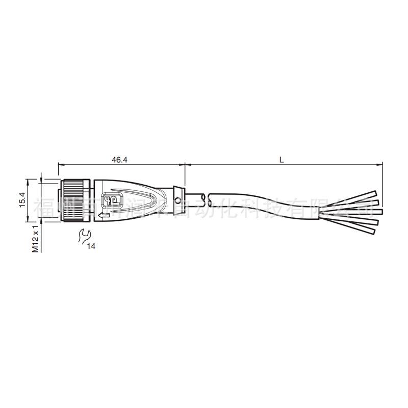 Кабель датчика V15-G-5M-PVC P+F V1-G-10M-PVC: Совершенно новый и оригинальный