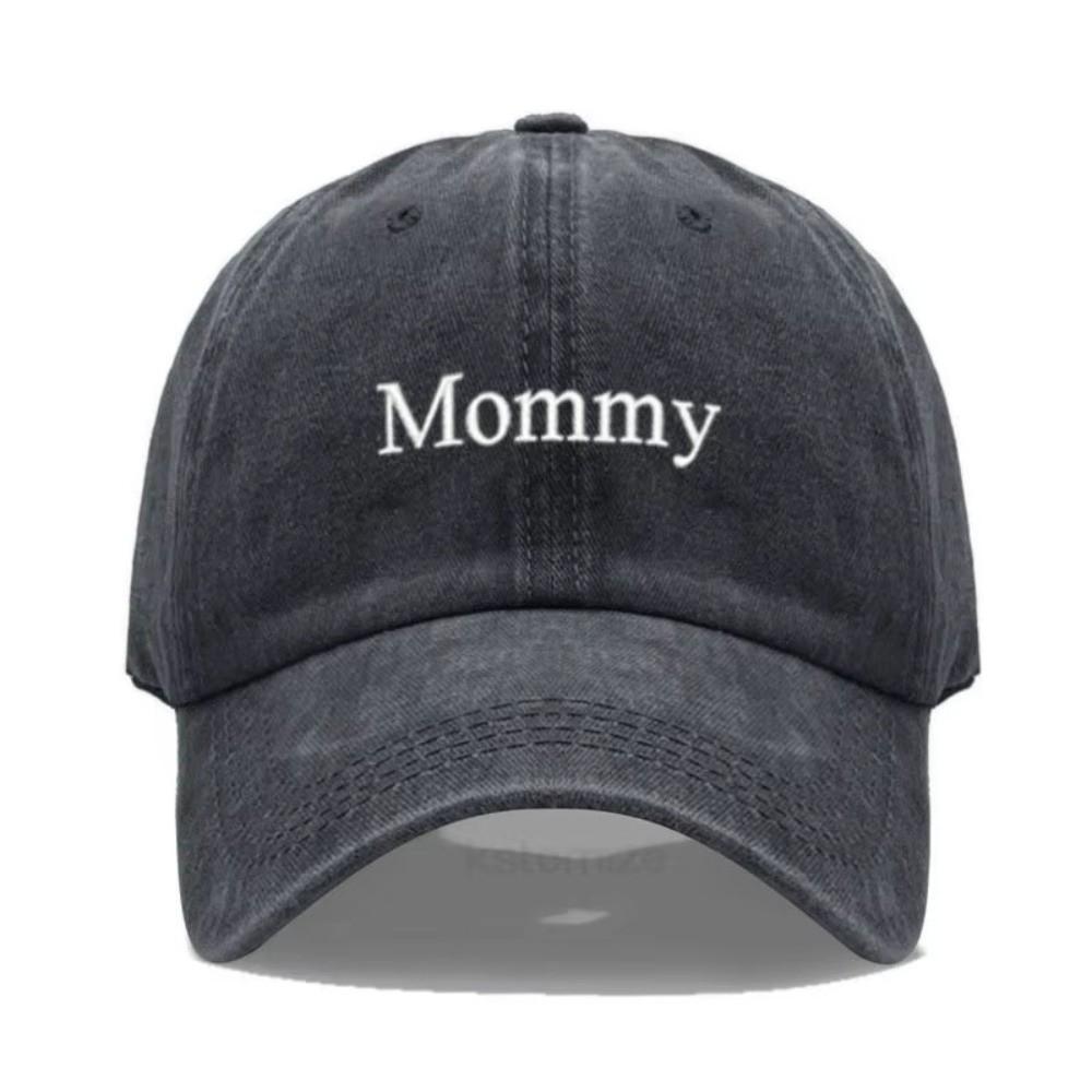 Adjustable Daddy & Mommy Baseball Cap Letter Embroidered Dad Hats  For Man Women