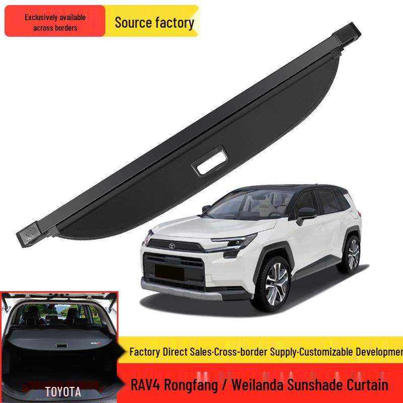 Compatible Rear Trunk Cargo Cover for Toyota RAV4 and Highlander