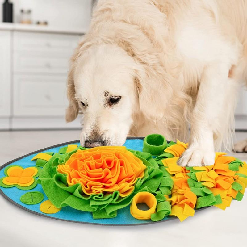 Interactive Snuffle Mat Dogs Cats - Plush Foraging Toy Mental Stimulation Slow Feeding
