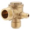 Male Thread 90 Degree Brass Air Compressor Check Valve Spare Parts 20*19*10mm