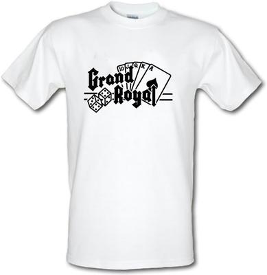 GRAND ROYAL Record Label Hip Hop Beastie Boys Rap Heavy Cotton T-shirt