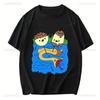 Funny Cartoon Printing T Shirt Adventure Time Cotton T Shirt for Men and Women Casual Wear Classic Anime Graphic Man's T Shirts