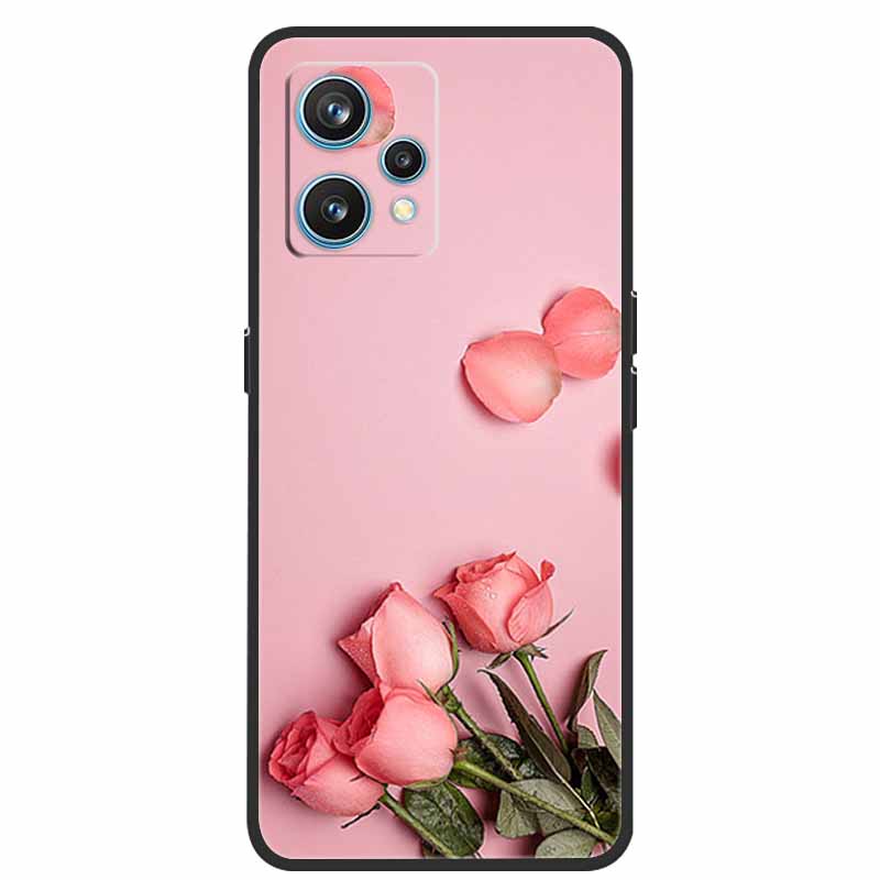 Чехол для Realme 9 RMX3521 Ударопрочный Мягкий силикон ТПУ Задняя крышка Для телефона Realme9 4G Чехлы Realme 9 6,4 дюйма Милый мультяшный чехол-сумка