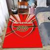 Red Arsenal Theme carpet Non-slip rug suitable for living room and bedroom sofas
