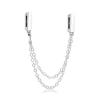 925 Silver Charms Beads Reflections Clip Heart Clover Crown Charm Fit Bracelets Jewelry For Women
