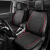 Housses de siège de voiture en cuir universelles, ensemble complet ou paire avant, style simple, respirantes, pour la plupart des véhicules
