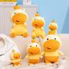 Cute Creative Capybara Rulu Doll Plush Toy Doll Children's Sleeping Pillow Doll Pendant Keychain
