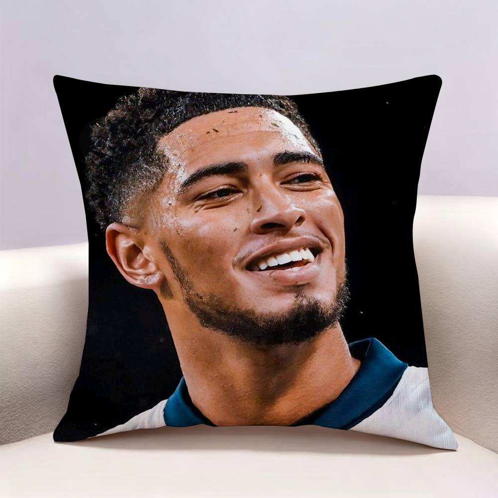JJude BBellingham Football Doublesided print Pillow Case Pattern Printed Pillowcase For Living Room Sofa Cushion Cover