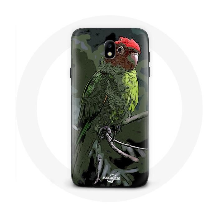 Coque pour Samsung Galaxy S5 Pionus Perroquet Rouge Vert