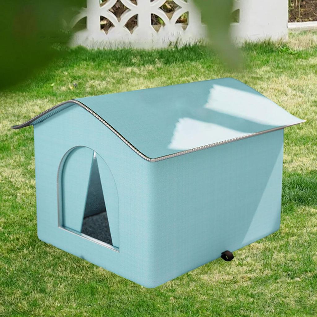 Кошачий домик для уличных кошек, приют для бродячих кошек, лежанка для собак, утепленная, водонепроницаемая пещера для котят