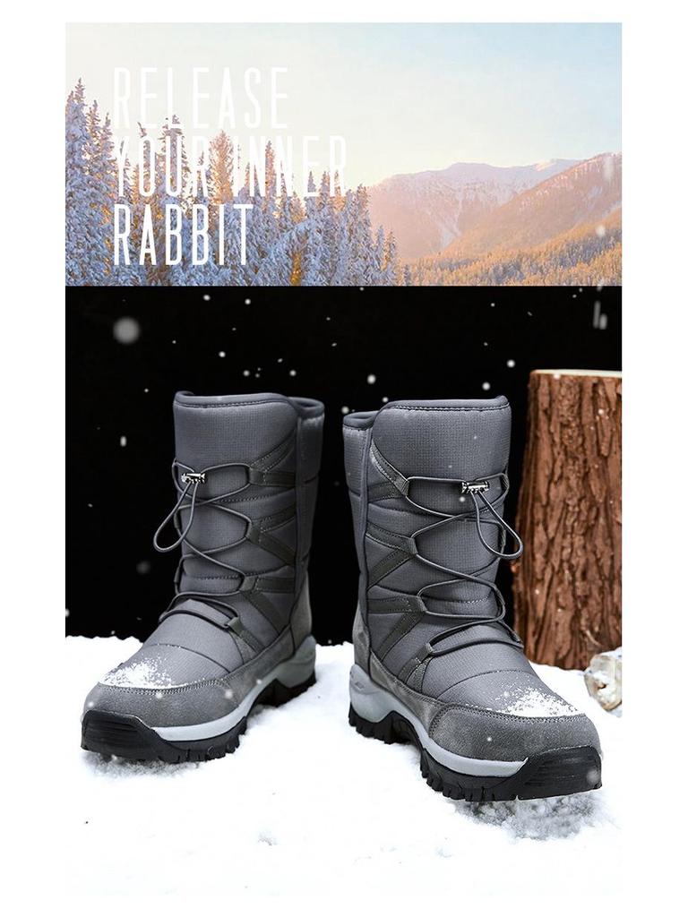 Мужские зимние ботинки Northeast Large с бархатной подкладкой — толстая, теплая хлопковая обувь для походов на свежем воздухе