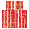 12Pcs Chinese New Year Red Envelopes 2025 Year of The Snake Red Money Pockets Spring Festival Lucky Hongbao for Children And Business Partners