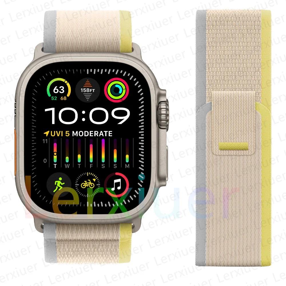 Ремешки для Apple Watch ultra2 ремешок 49мм 46мм 42мм 44мм 40мм 45мм 41мм Trail loop браслет correa iwatch series se 3 7 8 9 10 11
