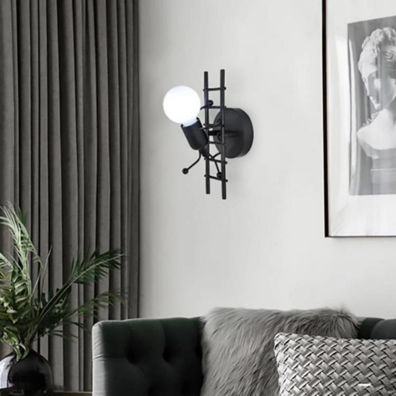 Cartoon Wall Lamp Led Indoor Aisle Lighting Lamp Modern Living Room Bedroom Bedside Children's Room Living Room Decoration Lamps