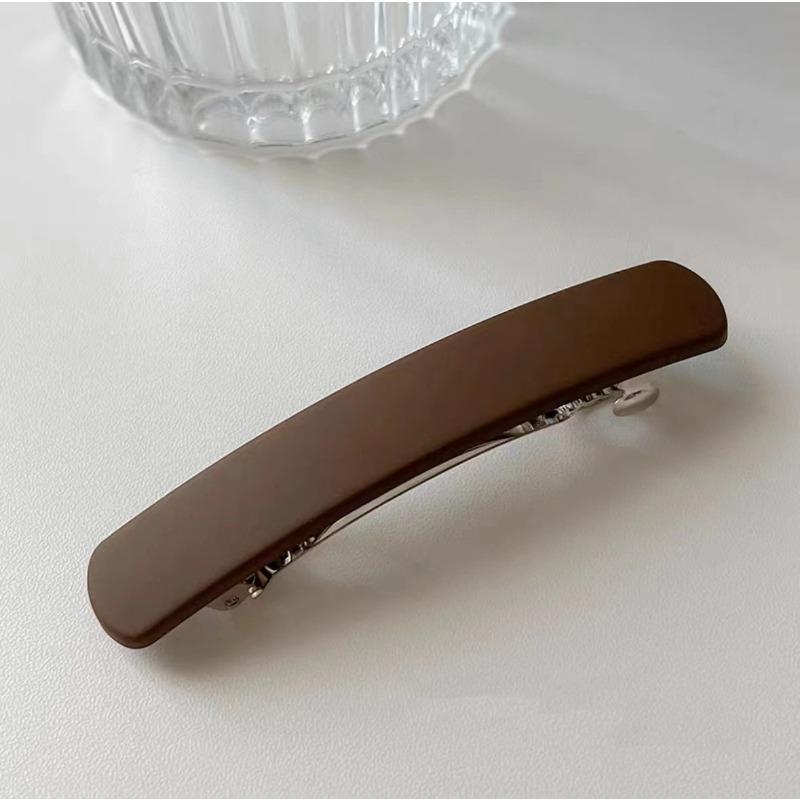 Матовая заколка для волос в корейском стиле для женщин и девушек - Простой и элегантный повседневный аксессуар