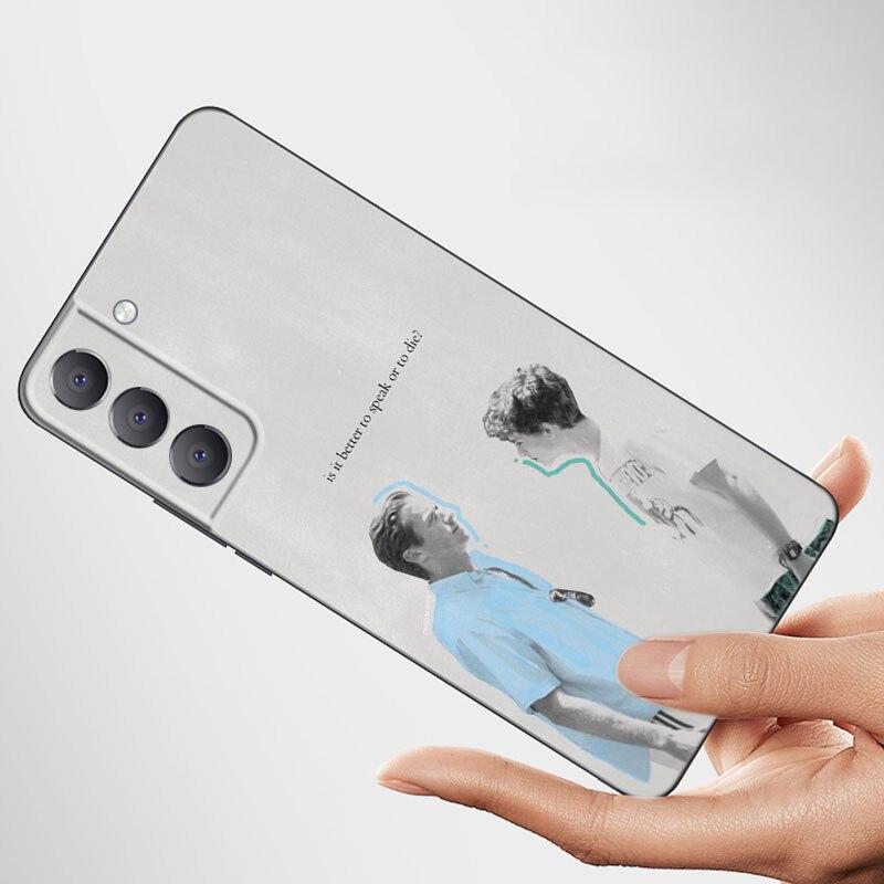 Чехол для телефона «Зови меня по своему имени» для Samsung Galaxy S22 Pro S21 S20 FE Ultra S10 Lite S10 S10E S9 S8 Plus, мягкий черный чехол из ТПУ