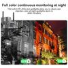4K 8MP Dual Lens Solar Camera Outdoor Security WiFi Surveillance Cameras With Solar Panel PIR Human Detection PTZ CCTV Camera