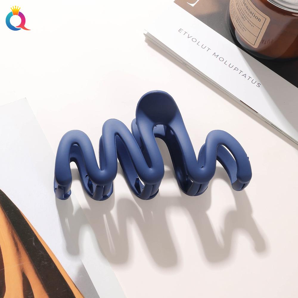 Цветная заколка для волос с волнистым кончиком Заколка для волос Заколка для волос Updo Заколка-акула Аксессуары для волос