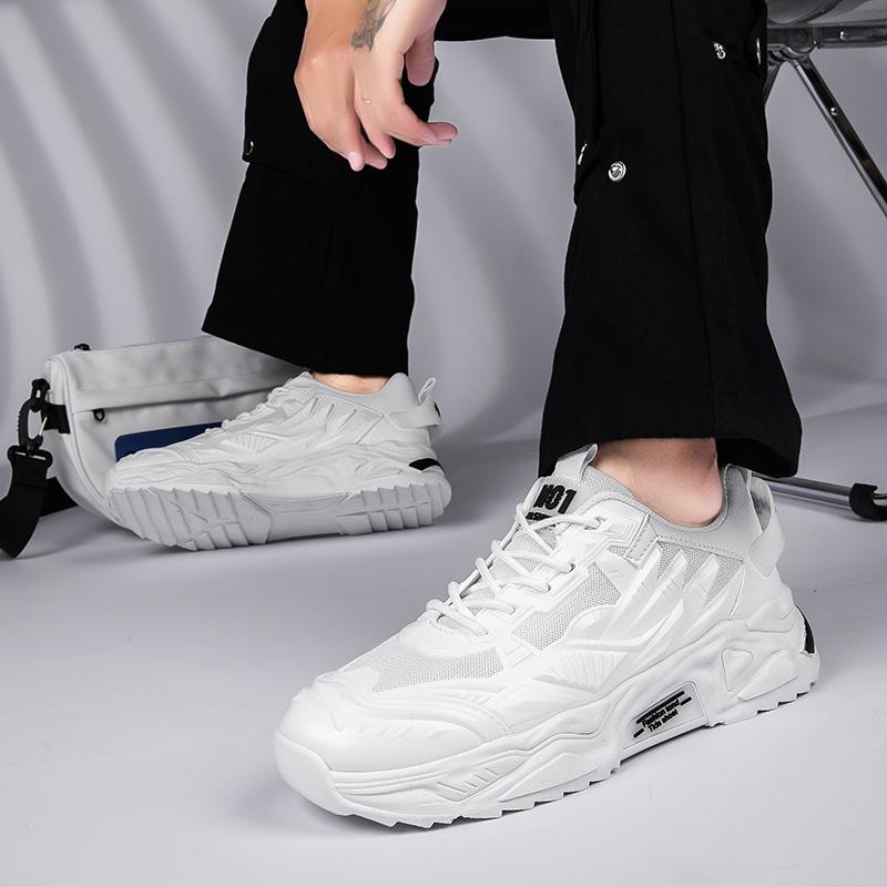 Casual Shoes for Men Breathable Walking Sneakers Male Mesh Punk Running Sport Sneakers Men Street Style Shoes Men