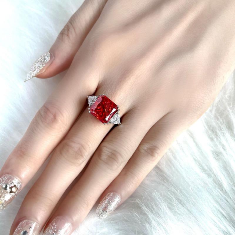 Gica Gema 100% 925 Sterling Silver Zircon Gemstone Wedding Engagement Ring For Women Fine Jewelry Gifts