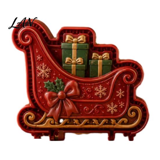 Small Pie Crust Press Christmas Mini Mold for Hand Pies, Holiday Gingerbread Man House Santa Claus Cute Shaped Cookie Molds Baking Tools Pastry Dough