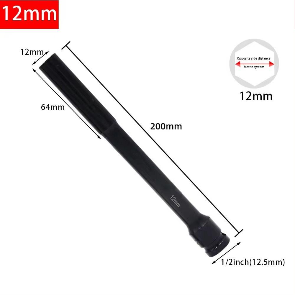 1 шт. Электрический шестигранный стандартный ключ 1/2 дюйма с удлиненной шестигранной головкой и адаптером для головки
