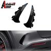 Rear Bumper Trim Lip Spoiler Stickers Fender Canards Black for Mercedes Benz GLA Class GLA200 260 H247 GLA35 AMG