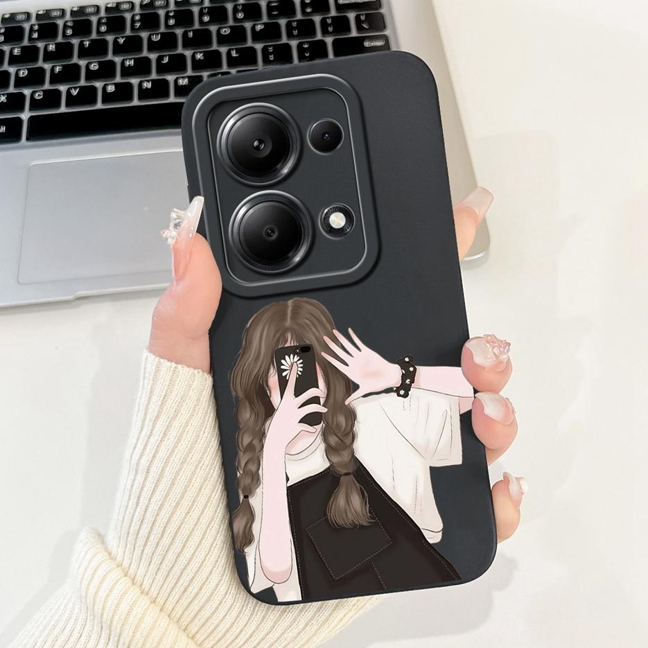 Для Xiaomi Redmi Note 13 4G Чехол Note13 Pro Милый Модный Конфетный Расписной Чехол Мягкий ТПУ Чехол для Телефона Для Redmi Note 13 Pro Plus Сумки