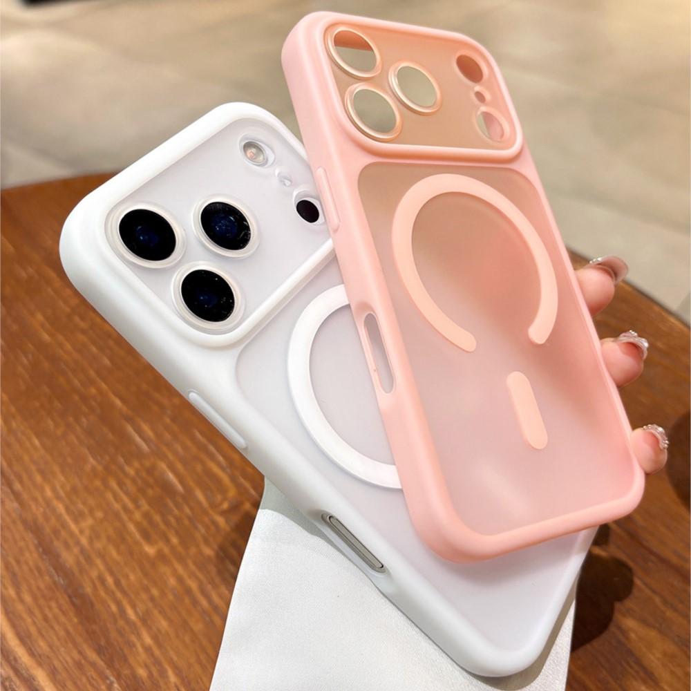 Frosted Clear For Magsafe Camera Protection Case for iPhone Air 17 16 15 14 13 Pro Max Shockproof Bumper Armor Magnetic Cover