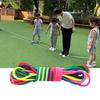 Jump Rope Adjustable Bright Color Highly Elastic Portable Wear Resistant Interactive Game Polyester