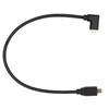 Кабель Micro HD Multimedia Interface 8K 60 Гц, правый угол, Micro HD Multimedia Interface, штекер-штекер, OD 4,0 мм