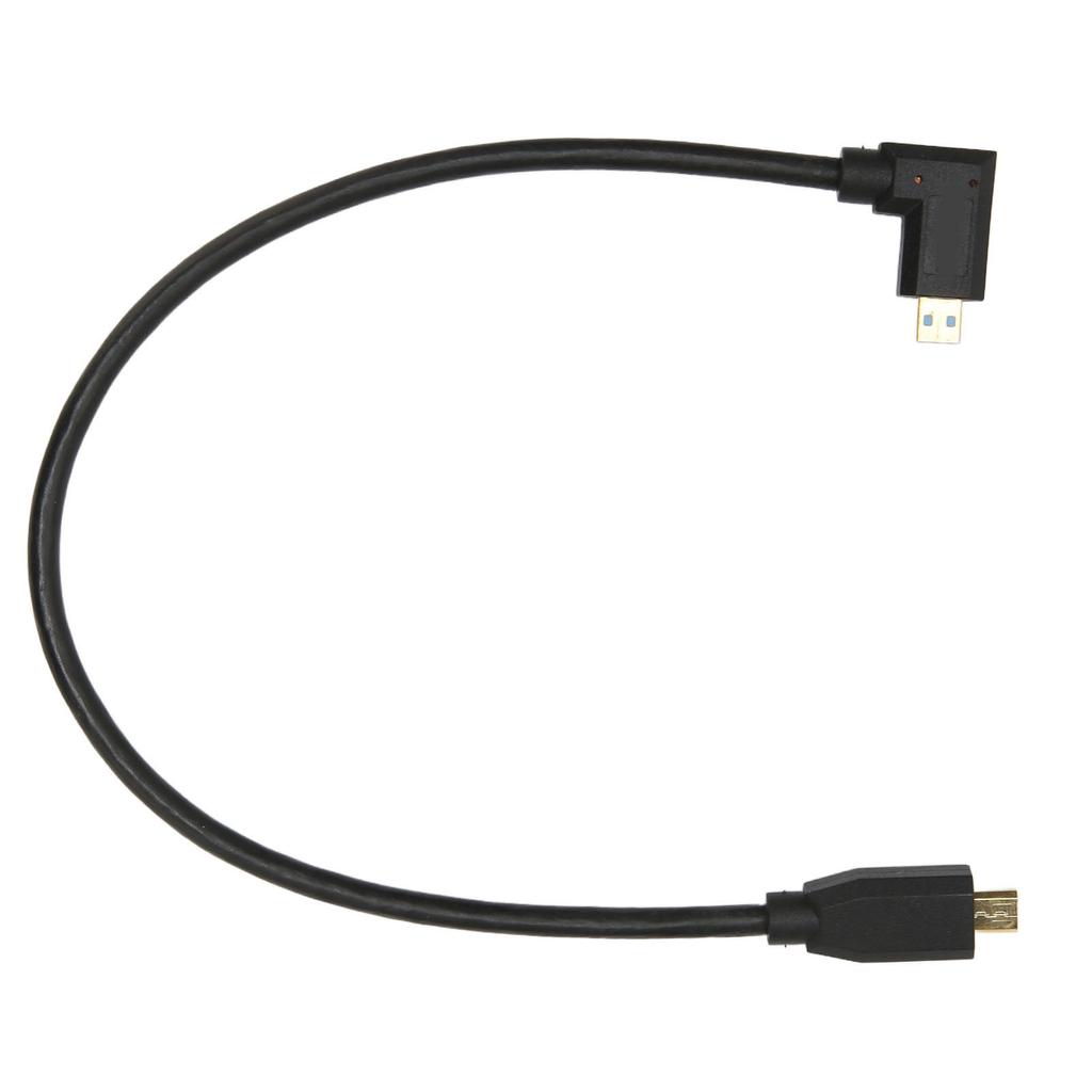 Кабель Micro HD Multimedia Interface 8K 60 Гц, правый угол, Micro HD Multimedia Interface, штекер-штекер, OD 4,0 мм