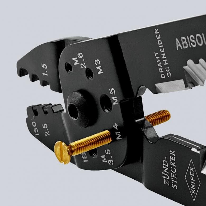 Crimping Pliers For Cable Connectors 0.5-2.5 Mm - Kn 97 21 21B