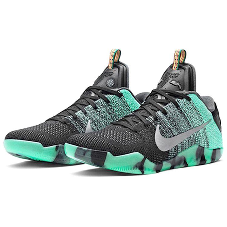 Nike Kobe 11 Elite Low All Star - Мужские кроссовки Northern Lights Зеленый Зеленый-Свечение Черный-Персидский-Фиолетовый 822521-305