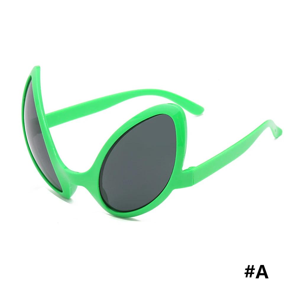 Инопланетные очки для вечеринки Смешные солнцезащитные очки Очки ET Праздничные танцы Костюм инопланетян Альтернативные формы Радужные линзы Товары для вечеринки