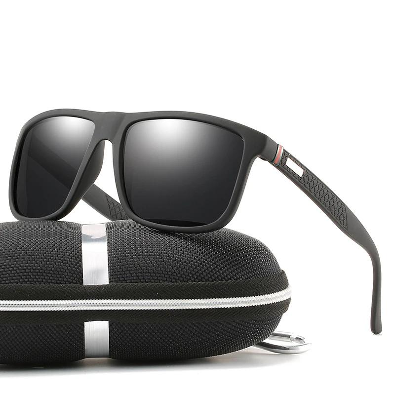 Модные модные винтажные поляризованные солнцезащитные очки для мужчин и женщин, роскошные дизайнерские солнцезащитные очки UV400 для вождения, рыбалки, верховой езды, мужские очки