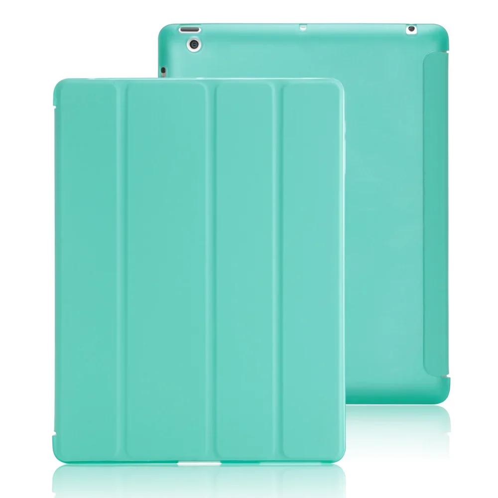 Чехол для iPad 2 3 4 Кожаная книжка-чехол для iPad 2 Чехол A1396 Умная подставка-держатель Funda для iPad 4 Чехол A1458 A1460