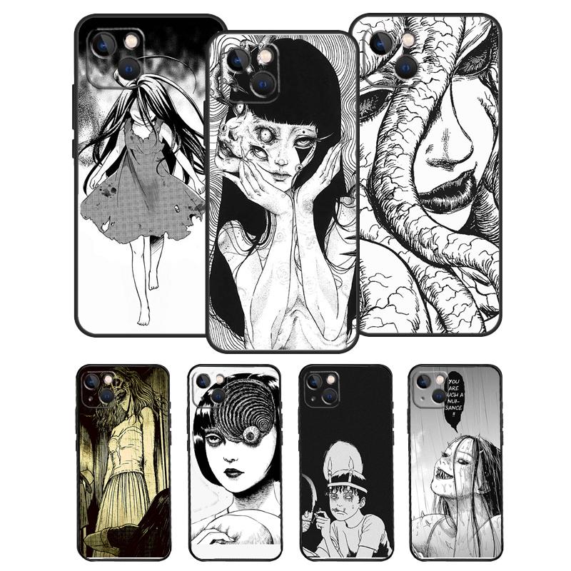 Horror Manga Style For OnePlus Nord 5 CE 2 3 4 Lite N20 N30 Case For OnePlus 15 13 12 11 10 13T 10T 10R 12R 13R