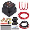Voltage Sensitive Relay 140Amp 12V Dual Battery Isolator Kit Split Charge Relay Manual/Auto Modes With Display
